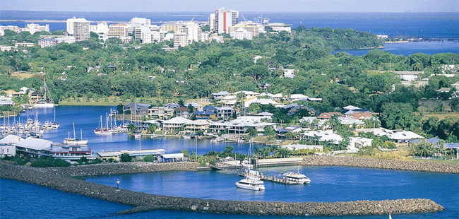 Cullen Bay in Darwin